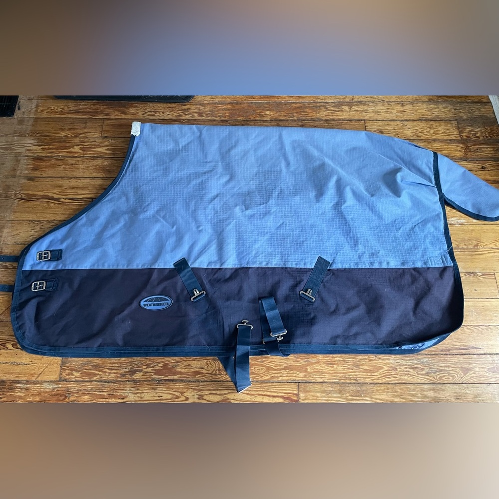 Weatherbeeta Medium Weight Blue and Navy Horse Blanket 69